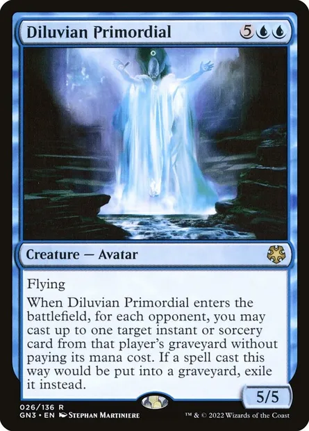 Diluvian Primordial, Magic card GN3 26 — Game Night: Free-for-All set
