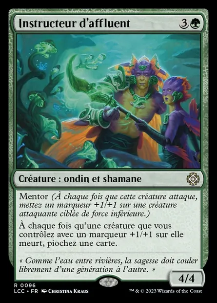 Instructeur d'affluent, carte Magic LCC 96 — extension The Lost Caverns of Ixalan Commander