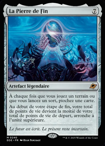 La Pierre de Fin, carte Magic EOE 240 — extension Edge of Eternities