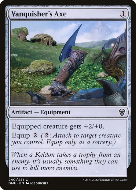 Vanquisher's Axe, Magic card DMU 240 — Dominaria United set