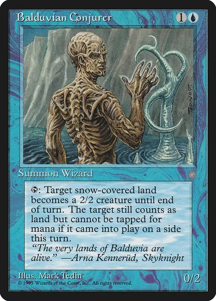 Balduvian Conjurer, Magic card ICE 58 — Ice Age set