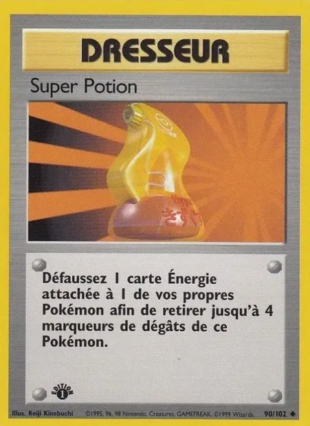 Super Potion, carte Pokémon BS 90 — extension Set de Base