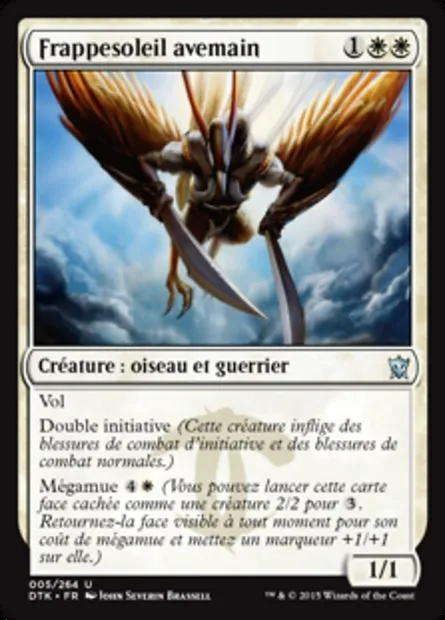 Frappesoleil avemain, carte Magic DTK 5 — extension Les Dragons de Tarkir