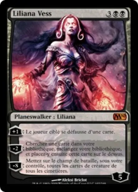 Liliana Vess, carte Magic M10 102 — extension Magic 2010
