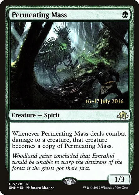 Masse infiltratrice, carte Magic PEMN 165s — extension Eldritch Moon Promos