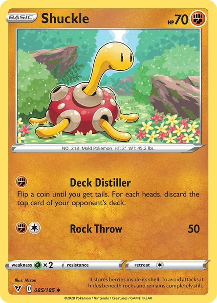 Shuckle, Pokémon card VIV 85 — Vivid Voltage set