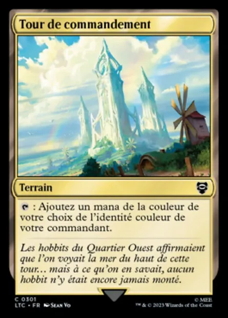 Tour de commandement, carte Magic LTC 301 — extension Tales of Middle-earth Commander