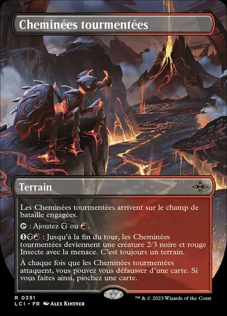Cheminées tourmentées, carte Magic LCI 351 — extension The Lost Caverns of Ixalan