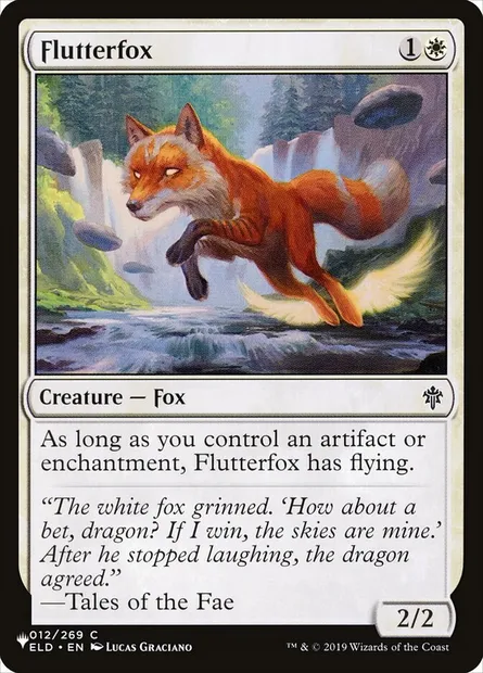 Flutterfox, Magic card PLST ELD-12 — The List set