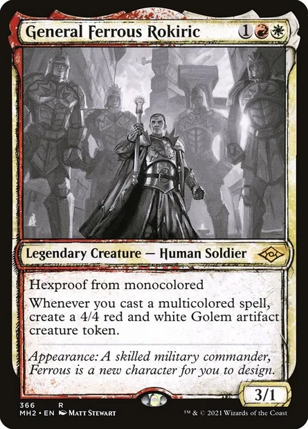 General Ferrous Rokiric, Magic card MH2 366 — Modern Horizons 2 set