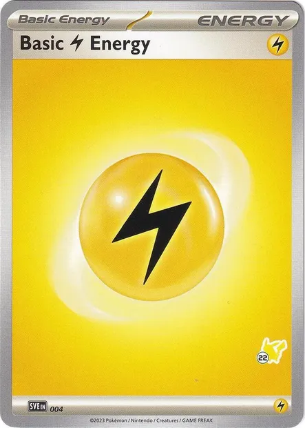 Basic Lightning Energy, Pokémon card BA24 004-22 — Battle Academy 2024 set