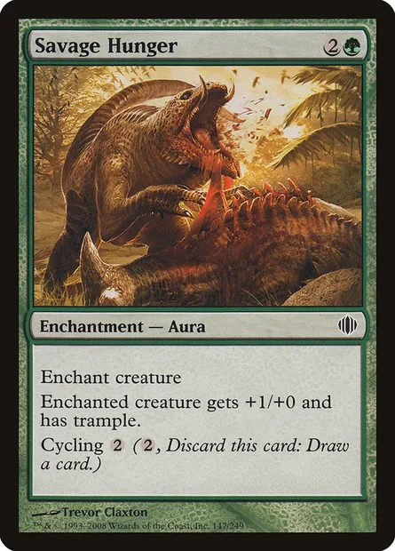 Savage Hunger, Magic card ALA 147 — Shards of Alara set