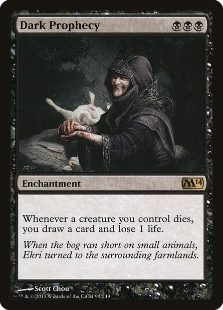 Dark Prophecy, Magic card M14 93 — Magic 2014 set