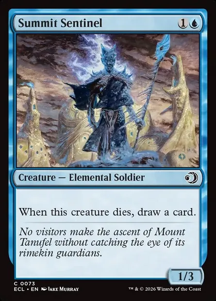 Summit Sentinel, Magic card ECL 73 — Lorwyn Eclipsed set