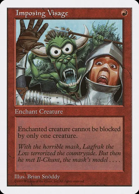 Face imposante, carte Magic 5ED 241 — extension Cinquième Edition