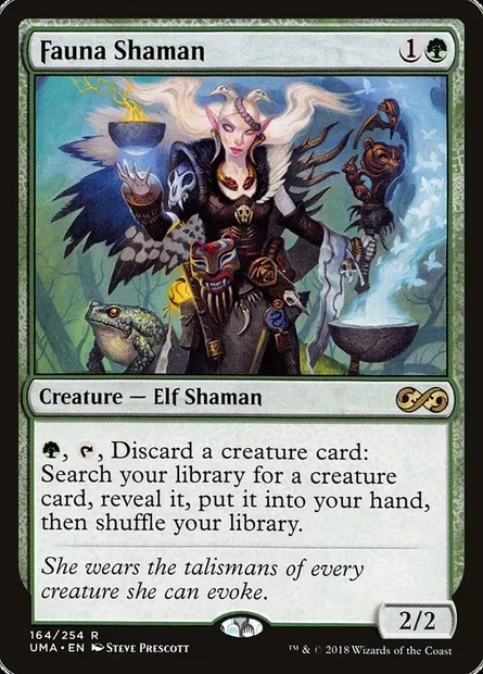 Shamane de la faune, carte Magic UMA 164 — extension Ultimate Masters