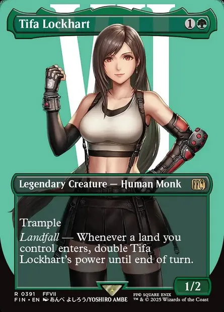 Tifa Lockhart, Magic card FIN 391 — Final Fantasy set