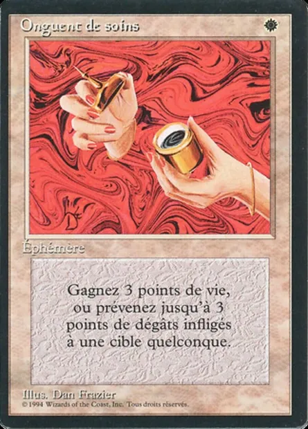 Healing Salve, Magic card FBB 22 — Foreign Black Border set