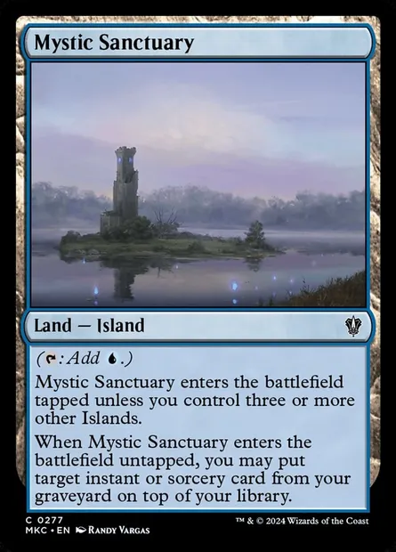 Mystic Sanctuary, Magic card MKC 277 — Murders at Karlov Manor Commander set