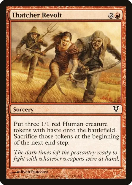 Thatcher Revolt, Magic card AVR 158 — Avacyn Restored set