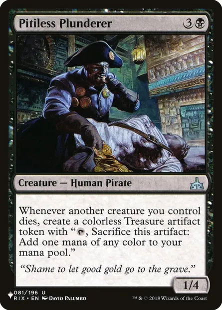 Saccageur impitoyable, carte Magic PLST RIX-81 — extension The List