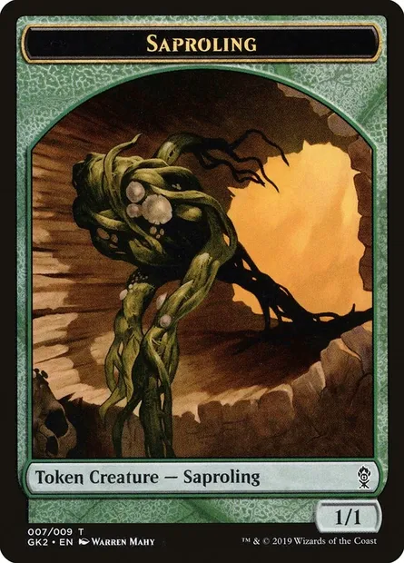 Saproling, Magic card TGK2 7 — RNA Guild Kit Tokens set