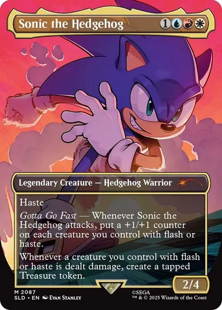 Sonic the Hedgehog, carte Magic SLD 2087 — extension Secret Lair Drop