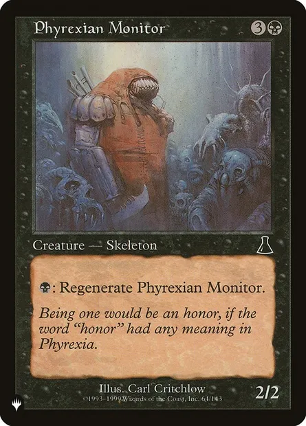 Phyrexian Monitor, Magic card PLST UDS-64 — The List set