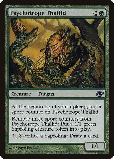 Thallidé psychotrope, carte Magic PLC 137 — extension Chaos planaire