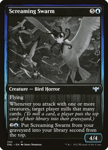 Screaming Swarm, Magic card DBL 342 — Innistrad: Double Feature set