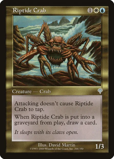 Riptide Crab, Magic card INV 266 — Invasion set
