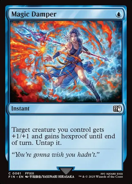 Magic Damper, Magic card FIN 61 — Final Fantasy set