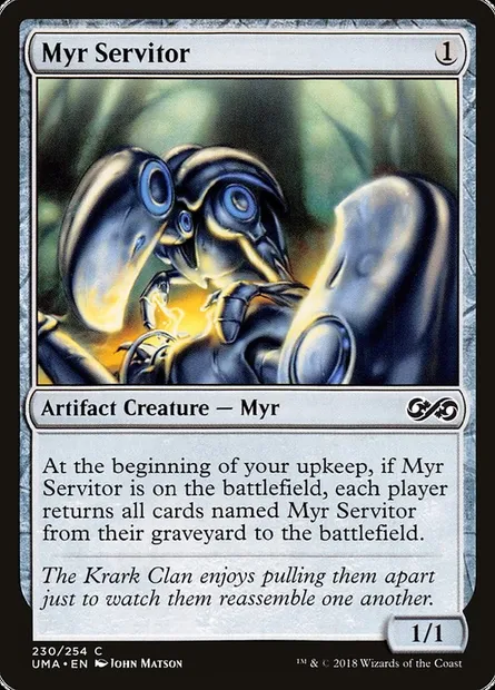 Myr Servitor, Magic card UMA 230 — Ultimate Masters set