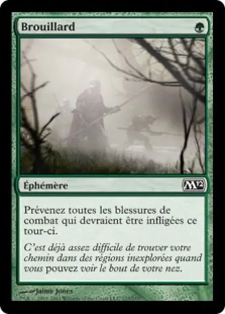 Brouillard, carte Magic M12 173 — extension Magic 2012