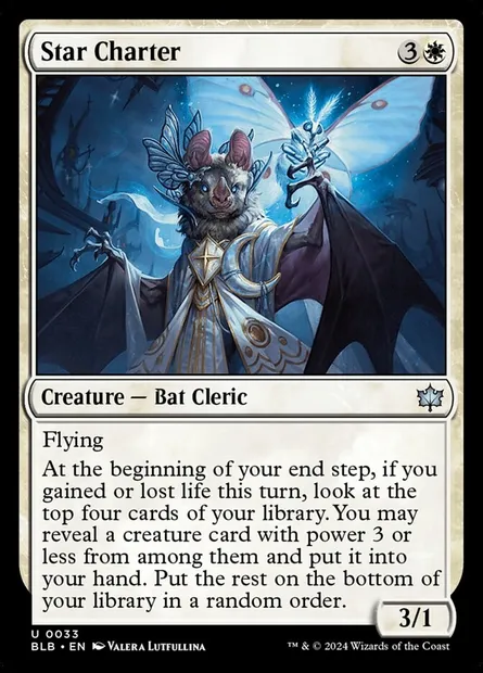 Star Charter, Magic card BLB 33 — Bloomburrow set