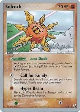 Solaroc, carte Pokémon WCD07 025 — extension World Championship Decks 2007