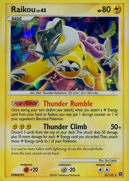 Raikou, carte Pokémon TDX 016-8 — extension Theme Deck & Blisters Exclusives