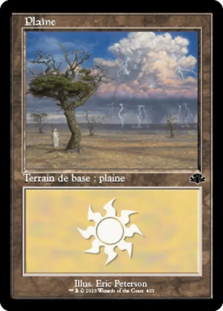 Plaine, carte Magic DMR 403 — extension Dominaria Remastered