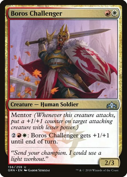 Boros Challenger, Magic card GRN 156 — Guilds of Ravnica set