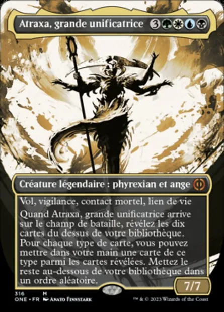Atraxa, grande unificatrice, carte Magic ONE 316 — extension Tous Phyrexians