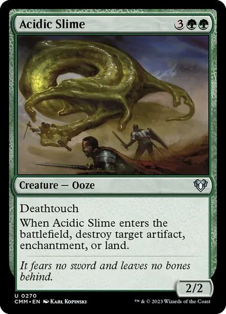 Acidic Slime, Magic card CMM 270 — Commander Masters set