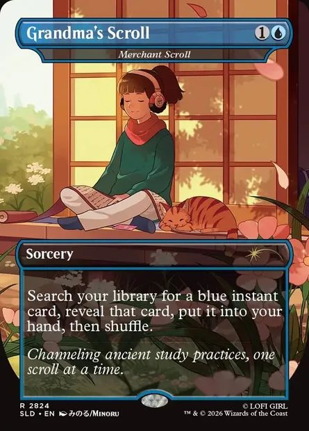 Merchant Scroll, Magic card SLD 2824 — Secret Lair Drop set