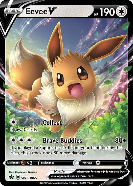 Eevee V, Pokémon card SWSH 065 — SWSH Black Star Promos set