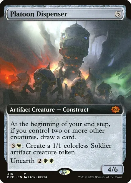 Platoon Dispenser, Magic card BRO 310 — The Brothers' War set