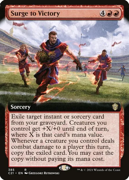 Surge to Victory, Magic card C21 385 — Commander 2021 set