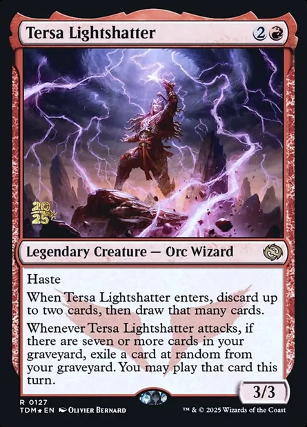 Tersa Lightshatter, Magic card PTDM 127s — Tarkir: Dragonstorm Promos set