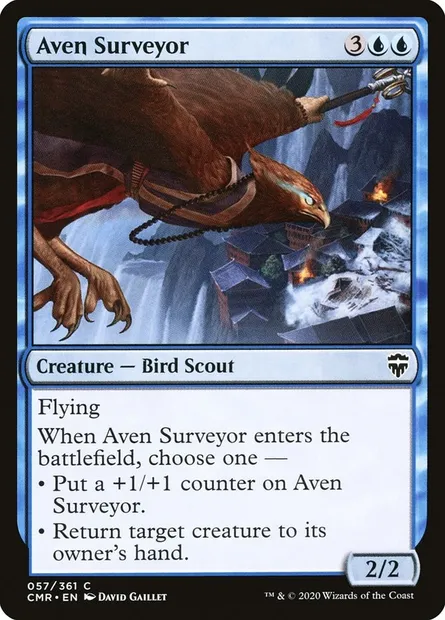 Aven Surveyor, Magic card CMR 57 — Commander Legends set