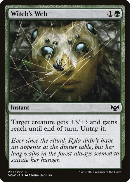 Witch's Web, Magic card VOW 227 — Innistrad: Crimson Vow set