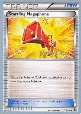Startling Megaphone, Pokémon card WCD15 097-2 — World Championship Decks 2015 set