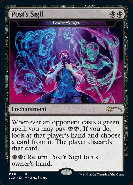 Leshrac's Sigil, Magic card SLD 1188 — Secret Lair Drop set